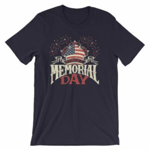 We Will Never Forget Memorial Day American Flag T-Shirt - Image 7