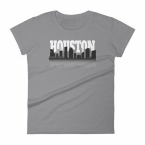 Houston The City With No Limits Skyline Silhouette Women's T-Shirt - Image 5