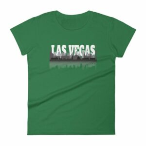 Las Vegas City of Sin Skyline and Reflection Women's T-Shirt - Image 8