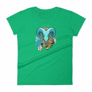 Aries Zodiac Symbol Rams Head Astrology Women's T-Shirt - Image 11