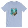 Aries Zodiac Symbol Rams Head Astrology T-Shirt - Image 14
