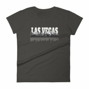 Las Vegas City of Sin Skyline and Reflection Women's T-Shirt - Image 2