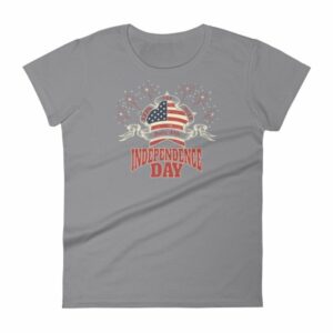 Celebrate Independence Day Patriotic July 4th Women's T-Shirt - Image 5