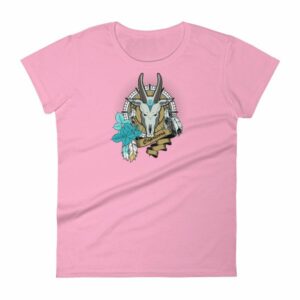 Capricorn Zodiac Symbol Sea Goat Head Astrology Women's T-Shirt - Image 16