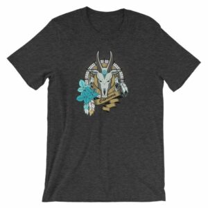 Capricorn Zodiac Symbol Sea Goat Head Astrology T-Shirt - Image 7
