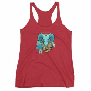Aries Zodiac Symbol Rams Head Astrology Women's tank top - Image 13