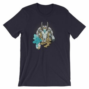 Capricorn Zodiac Symbol Sea Goat Head Astrology T-Shirt - Image 6