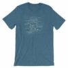 Hamburger Anatomy Chalk Drawing Hamburger Lovers T-Shirt - Image 3