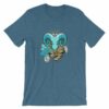 Aries Zodiac Symbol Rams Head Astrology T-Shirt - Image 4
