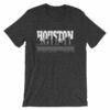 Houston The City With No Limits Skyline Silhouette T-Shirt - Image 9