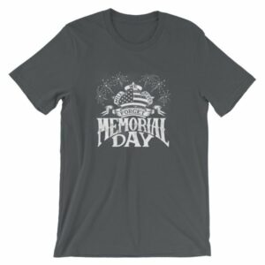 We Will Never Forget Memorial Day American Flag T Shirt - Image 6
