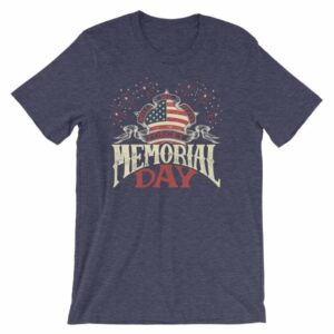 We Will Never Forget Memorial Day American Flag T-Shirt - Image 4