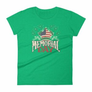 We Will Never Forget Memorial Day American Flag Women's T-Shirt - Image 10