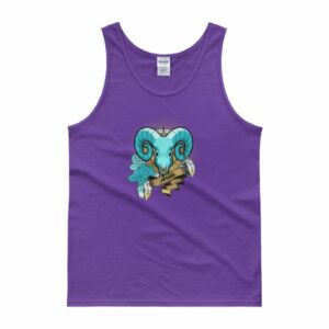 Aries Zodiac Symbol Rams Head Astrology Tank top - Image 4