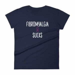 Fibromyalgia Sucks Chronic Illness Awareness Snarky Women's T-Shirt - Image 4