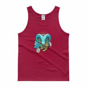 Aries Zodiac Symbol Rams Head Astrology Tank top - Image 9