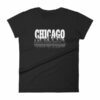 Chicago The Windy City Skyline and Reflection Women's T-Shirt