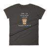 Mmmm I Love The Way You Taste In My Mouth – Keep Sipping, Slut, Take It All Funny Coffee Women's T-Shirt - Image 2