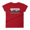 Houston The City With No Limits Skyline Silhouette Women's T-Shirt - Image 15