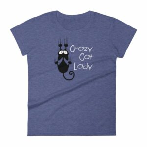 Crazy Cat Lady Cat Lovers Funny Women's T-Shirt - Image 4