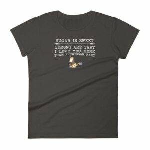 I Love You More Than Unicorn Farts Funny Unicorn Women's T-Shirt - Image 2