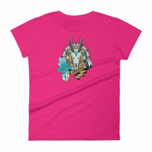 Capricorn Zodiac Symbol Sea Goat Head Astrology Women's T-Shirt - Image 17