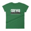 Chicago The Windy City Skyline and Reflection Women's T-Shirt - Image 8