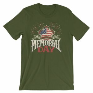 We Will Never Forget Memorial Day American Flag T-Shirt - Image 5