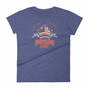 Celebrate Independence Day Patriotic July 4th Women's T-Shirt - Image 6