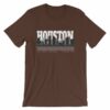 Houston The City With No Limits Skyline Silhouette T-Shirt - Image 2
