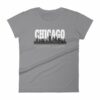 Chicago The Windy City Skyline and Reflection Women's T-Shirt - Image 5