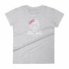 Hairdresser Skull Scissors and Bow Zentangle Style Women's T-Shirt - Image 7