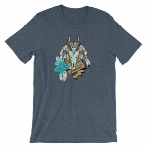 Capricorn Zodiac Symbol Sea Goat Head Astrology T-Shirt - Image 9