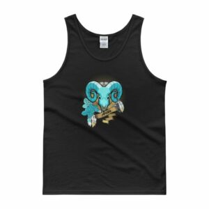 Aries Zodiac Symbol Rams Head Astrology Tank top - Image 2