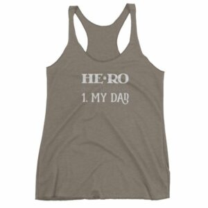Hero Definition My Dad Fathers Day My Hero Women's tank top - Image 6
