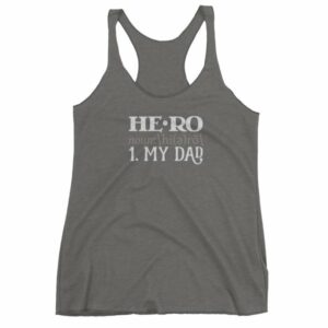 Hero Definition My Dad Fathers Day My Hero Women's tank top - Image 4