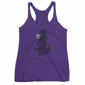 Koi Fish With Lotus Flowers Koi Fish Lovers Women's tank top - Image 4