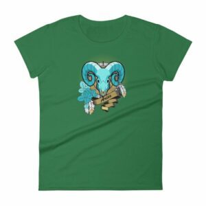 Aries Zodiac Symbol Rams Head Astrology Women's T-Shirt - Image 9