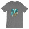 Aries Zodiac Symbol Rams Head Astrology T-Shirt - Image 11