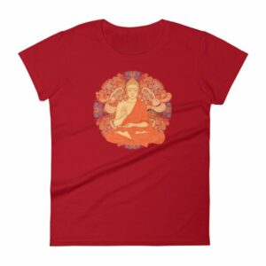 Siddhartha Gautama Buddha Meditating Buddhism Women's T-Shirt - Image 16