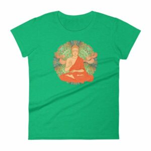 Siddhartha Gautama Buddha Meditating Buddhism Women's T-Shirt - Image 10