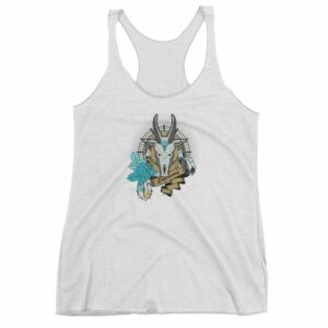 Capricorn Zodiac Symbol Sea Goat Head Astrology Women's tank top - Image 11