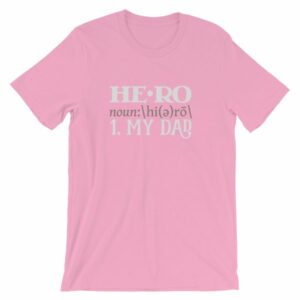 Hero Definition My Dad Fathers Day My Hero T-Shirt - Image 16