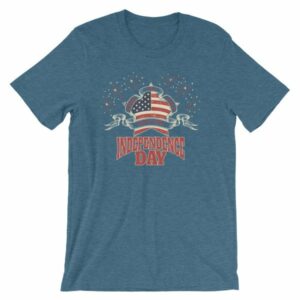 Celebrate Independence Day Patriotic July 4th T-Shirt - Image 3