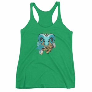 Aries Zodiac Symbol Rams Head Astrology Women's tank top - Image 10