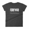 Chicago The Windy City Skyline and Reflection Women's T-Shirt - Image 3