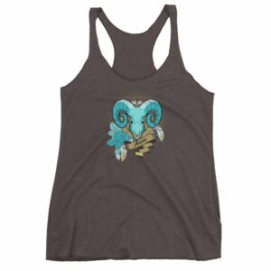 Aries Zodiac Symbol Rams Head Astrology Women's tank top - Image 2