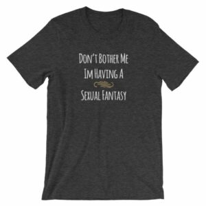 Don't Bother Me I'm Having a Sexual Fantasy Funny T-Shirt - Image 8