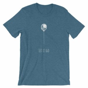 Let It Go Single Balloon Mindfulness T-Shirt - Image 3