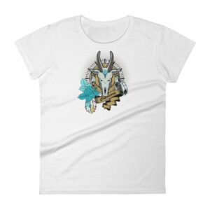 Capricorn Zodiac Symbol Sea Goat Head Astrology Women's T-Shirt